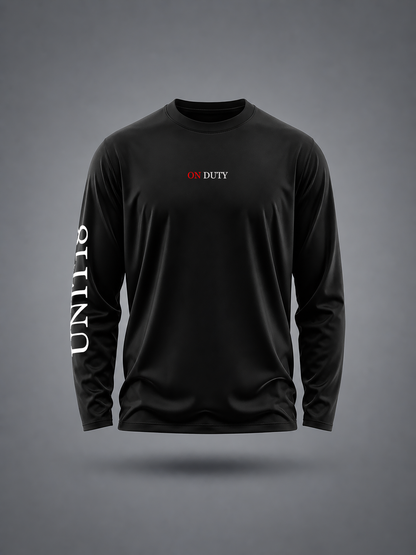 ON DUTY STELTHSOFT FULL SLEEVE COTTON T-SHIRT