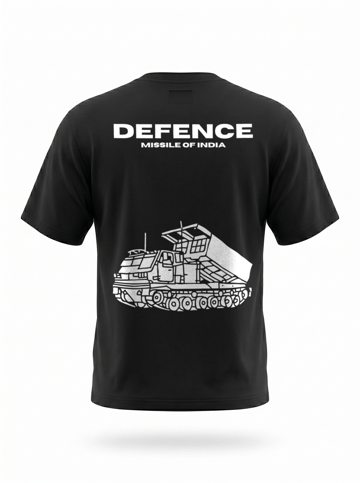 DEFENCE MISSILE - INDIAN AIRFORCE COTTON T-SHIRT