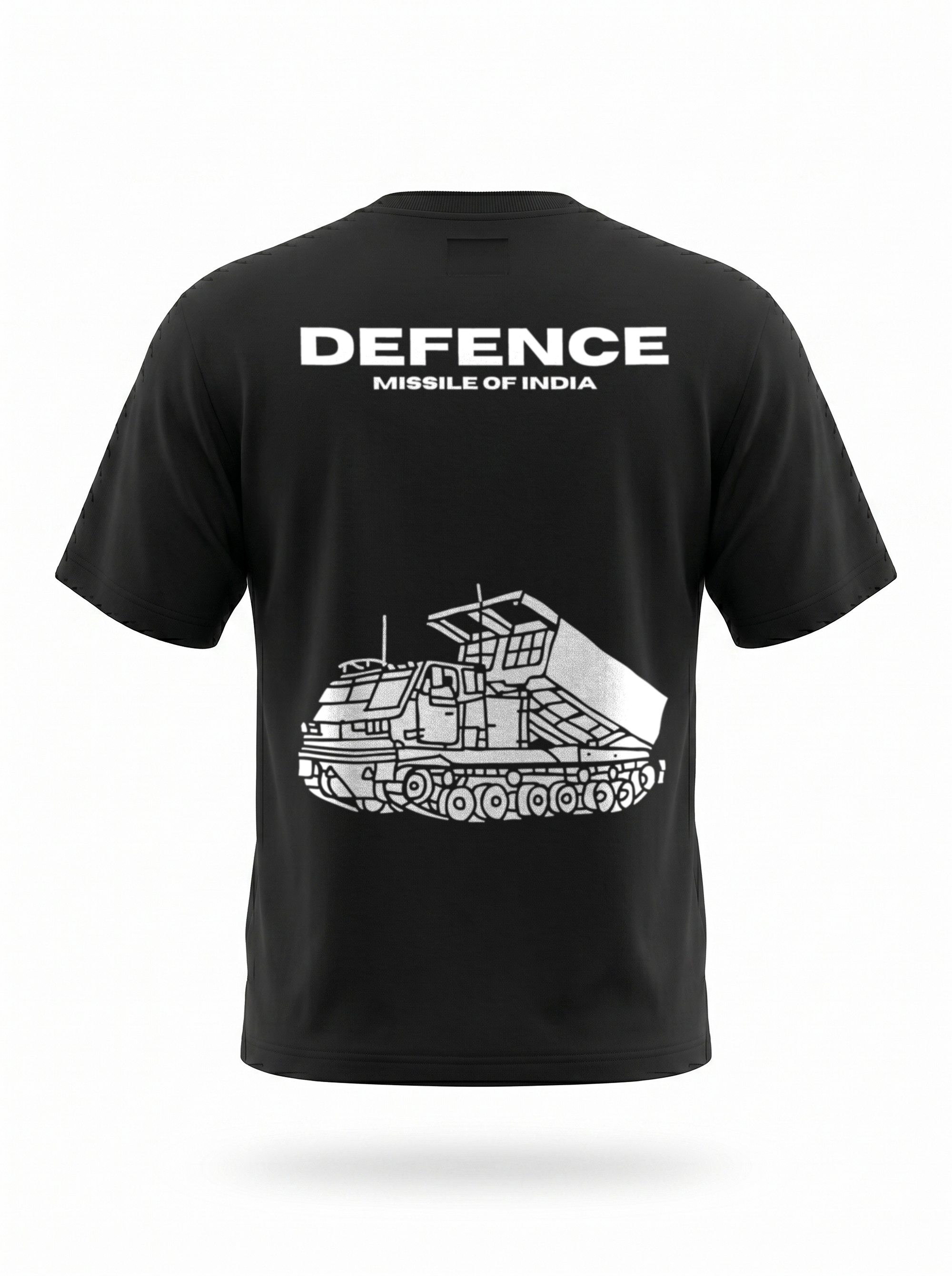DEFENCE MISSILE - INDIAN AIRFORCE COTTON T-SHIRT