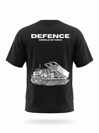 DEFENCE MISSILE - INDIAN AIRFORCE COTTON T-SHIRT