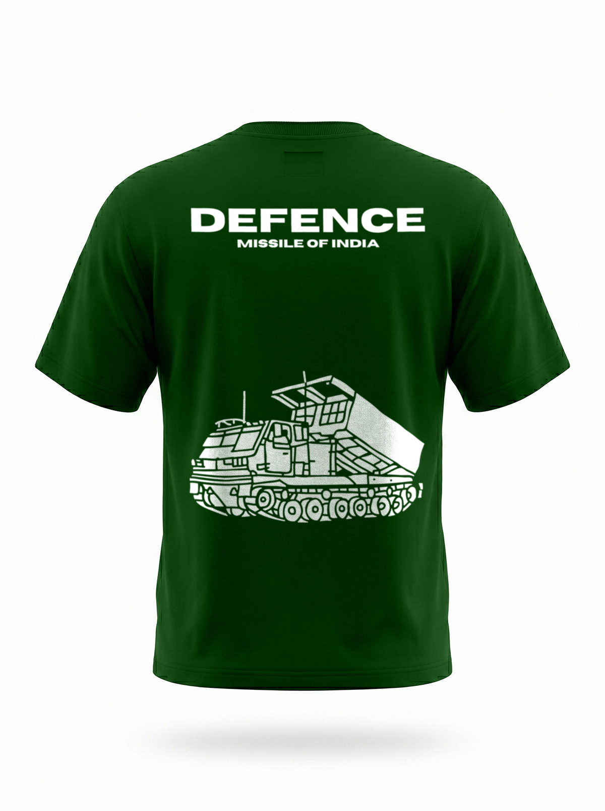 DEFENCE MISSILE - INDIAN AIRFORCE COTTON T-SHIRT