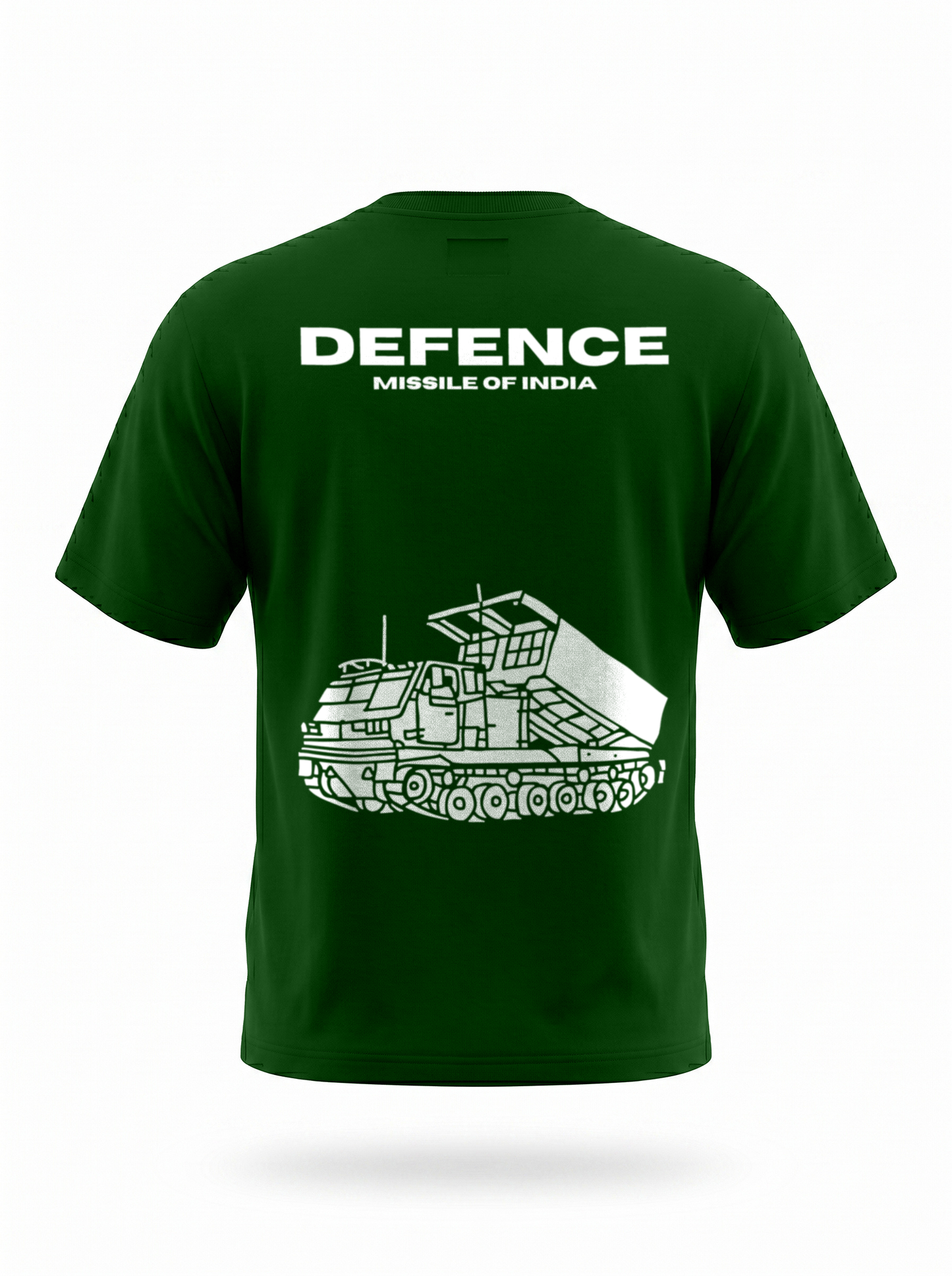 DEFENCE MISSILE - INDIAN AIRFORCE COTTON T-SHIRT