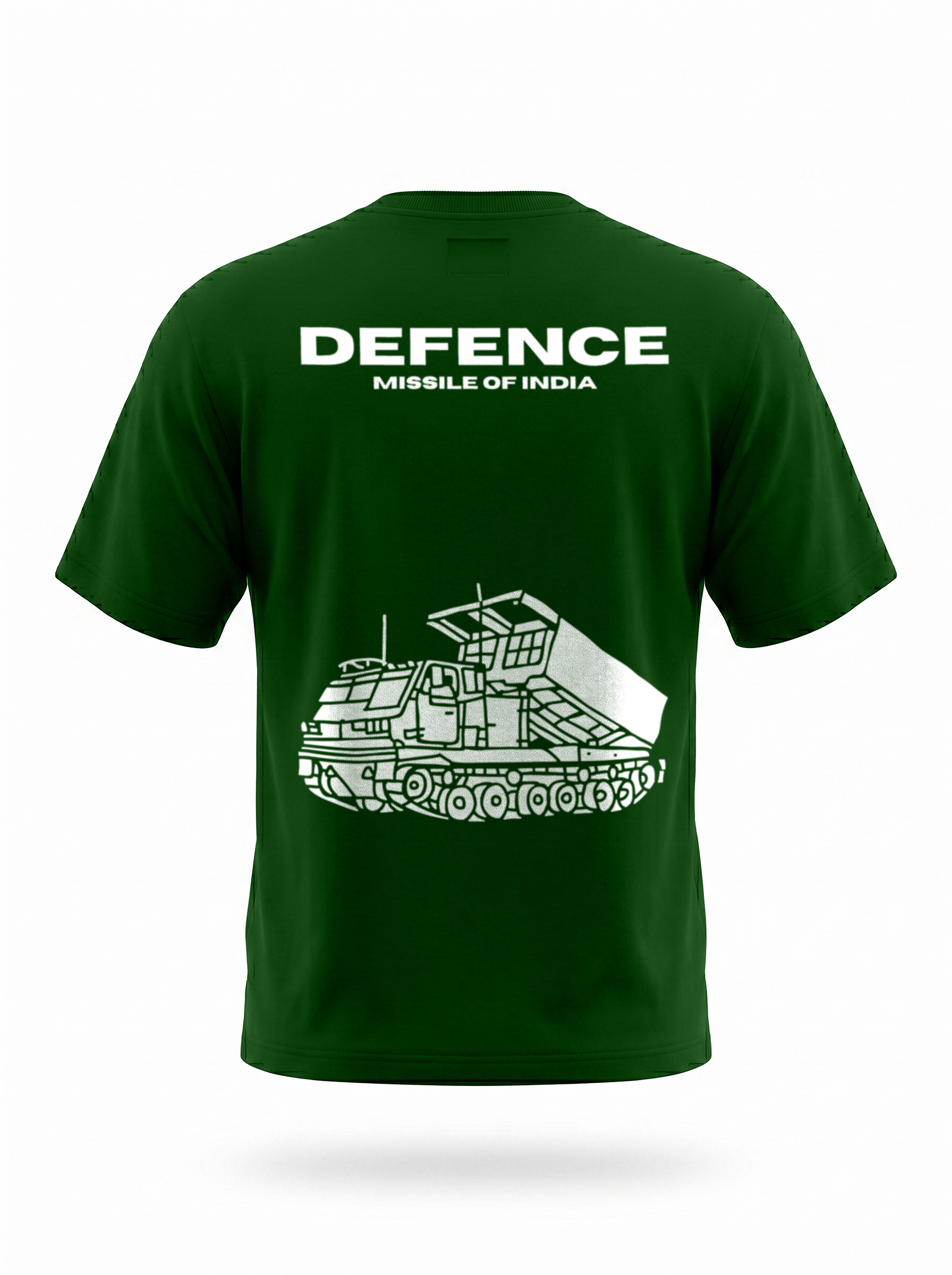 DEFENCE MISSILE - INDIAN AIRFORCE COTTON T-SHIRT