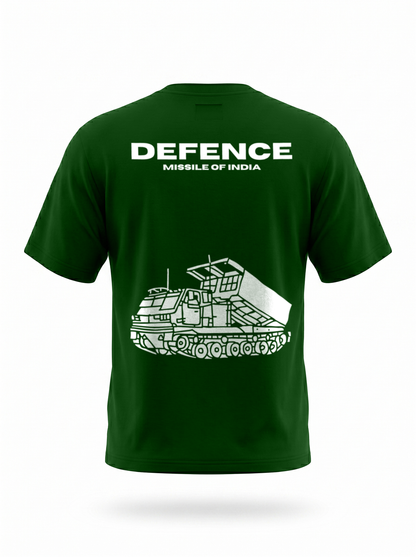 DEFENCE MISSILE - INDIAN AIRFORCE COTTON T-SHIRT