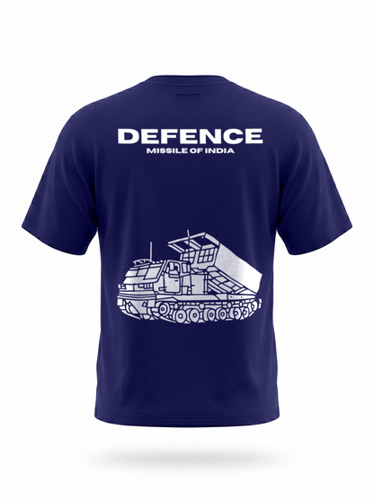 DEFENCE MISSILE - INDIAN AIRFORCE COTTON T-SHIRT