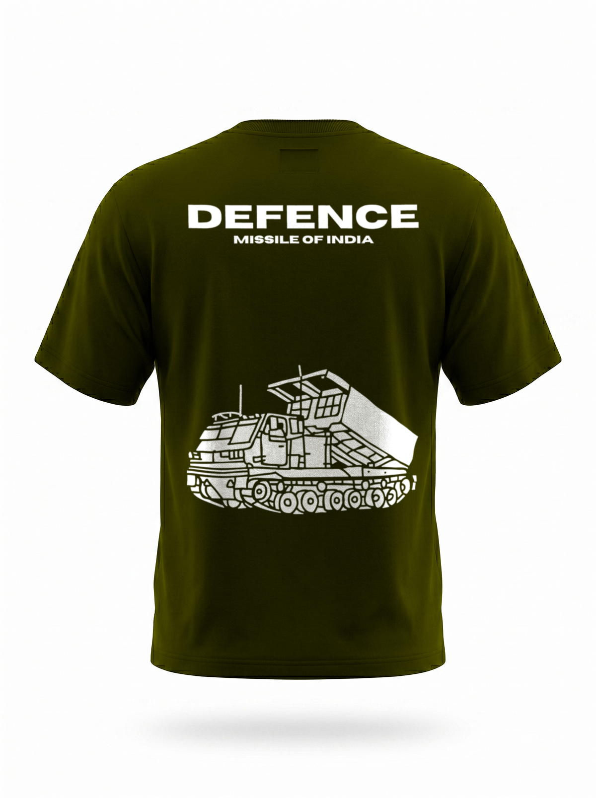 DEFENCE MISSILE - INDIAN AIRFORCE COTTON T-SHIRT