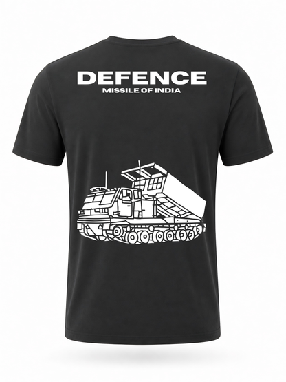DEFENCE MISSILE - INDIAN AIRFORCE COTTON T-SHIRT