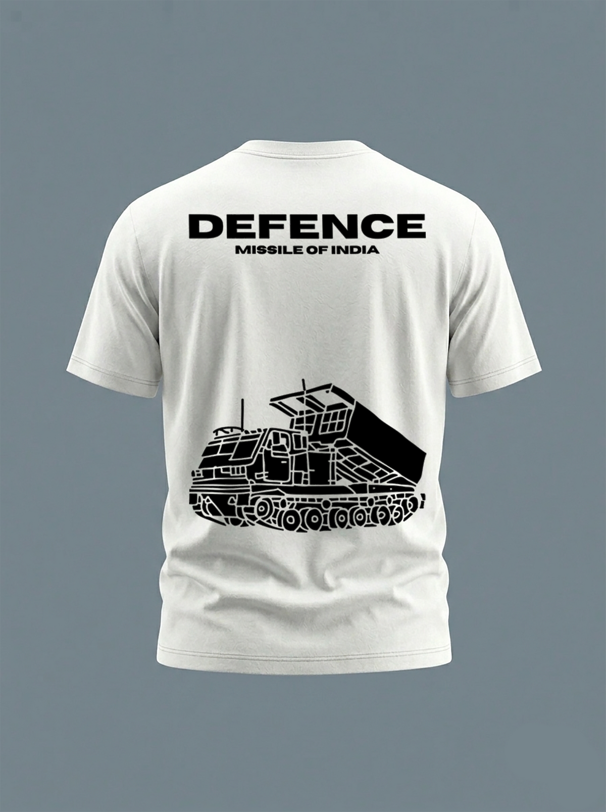 DEFENCE MISSILE - INDIAN AIRFORCE COTTON T-SHIRT