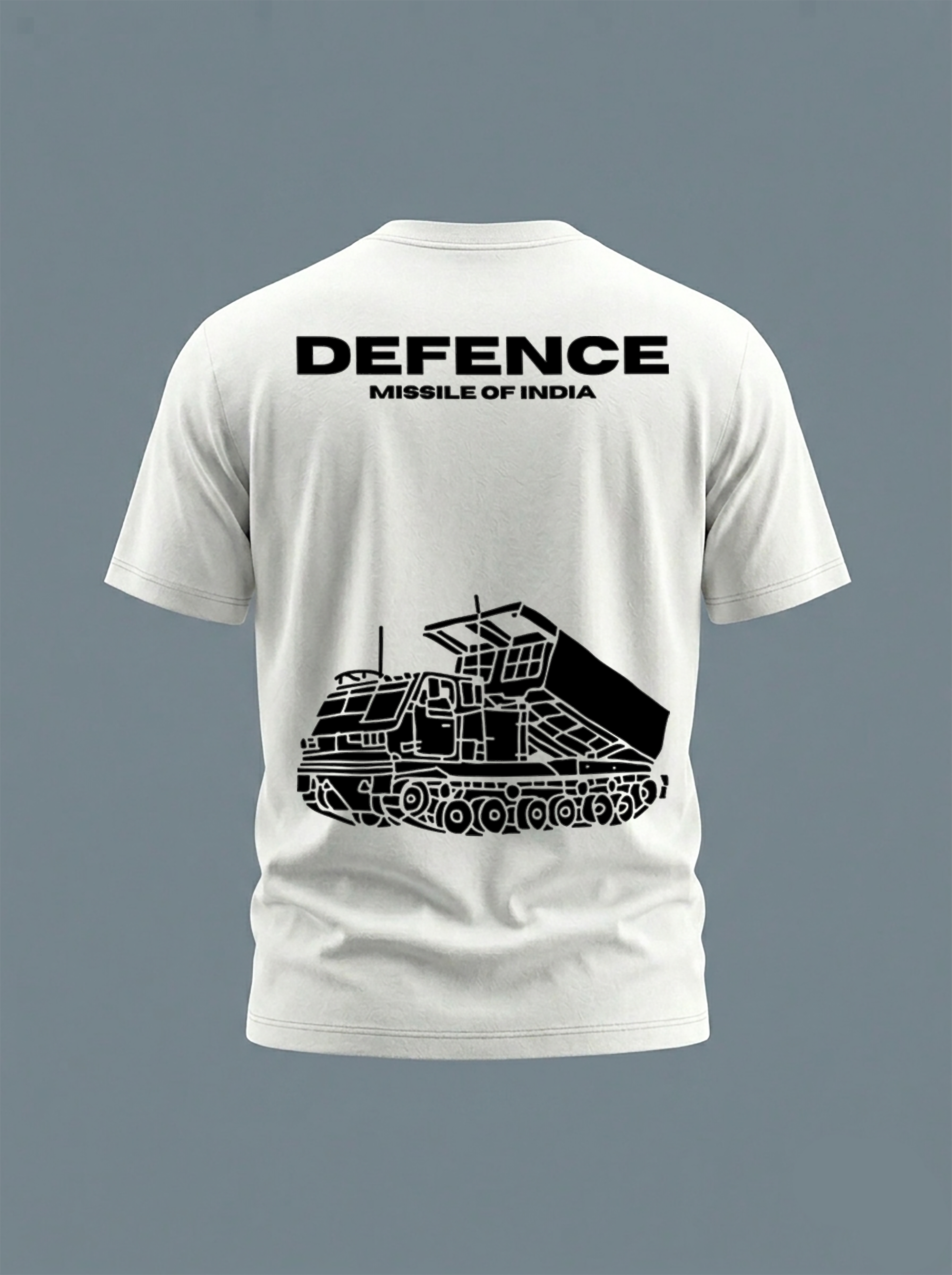 DEFENCE MISSILE - INDIAN AIRFORCE COTTON T-SHIRT