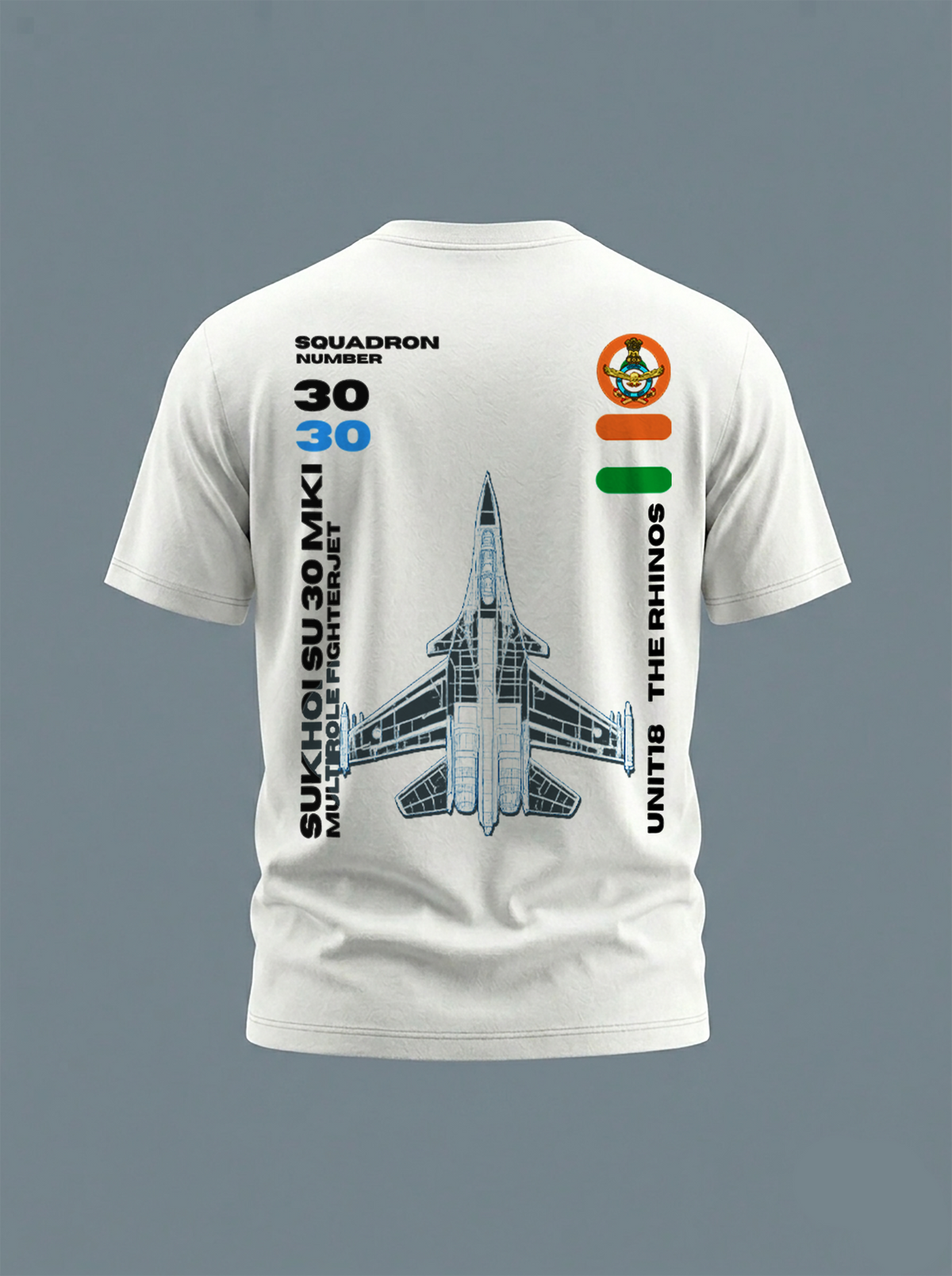 THE RHINOS SUKHOI 30MKI STEALTHSOFT COTTON T-SHIRT
