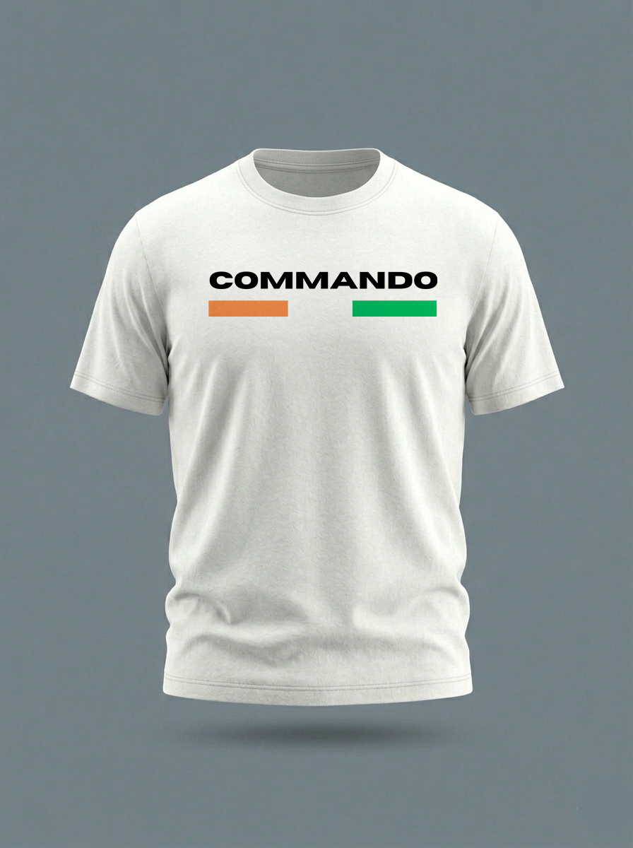 COMMANDO - INDIAN ARMY STEALTHSOFT COTTON T-SHIRT